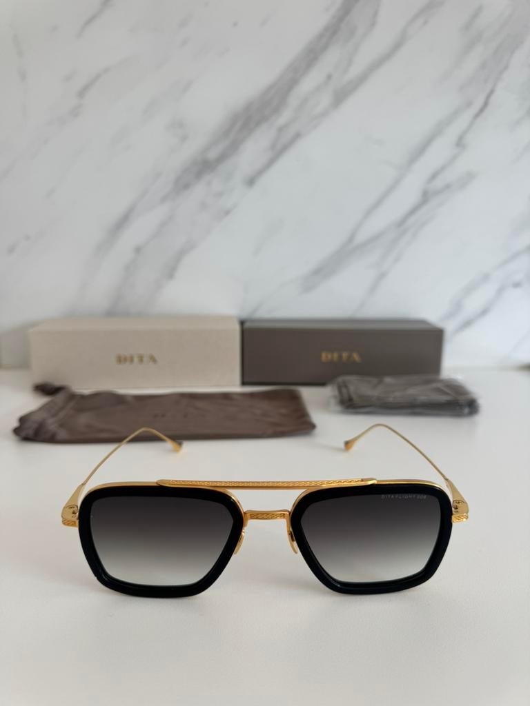 Originele Dita Flight 006, Zonnebril, Zo goed als nieuw, Grijs, Ophalen