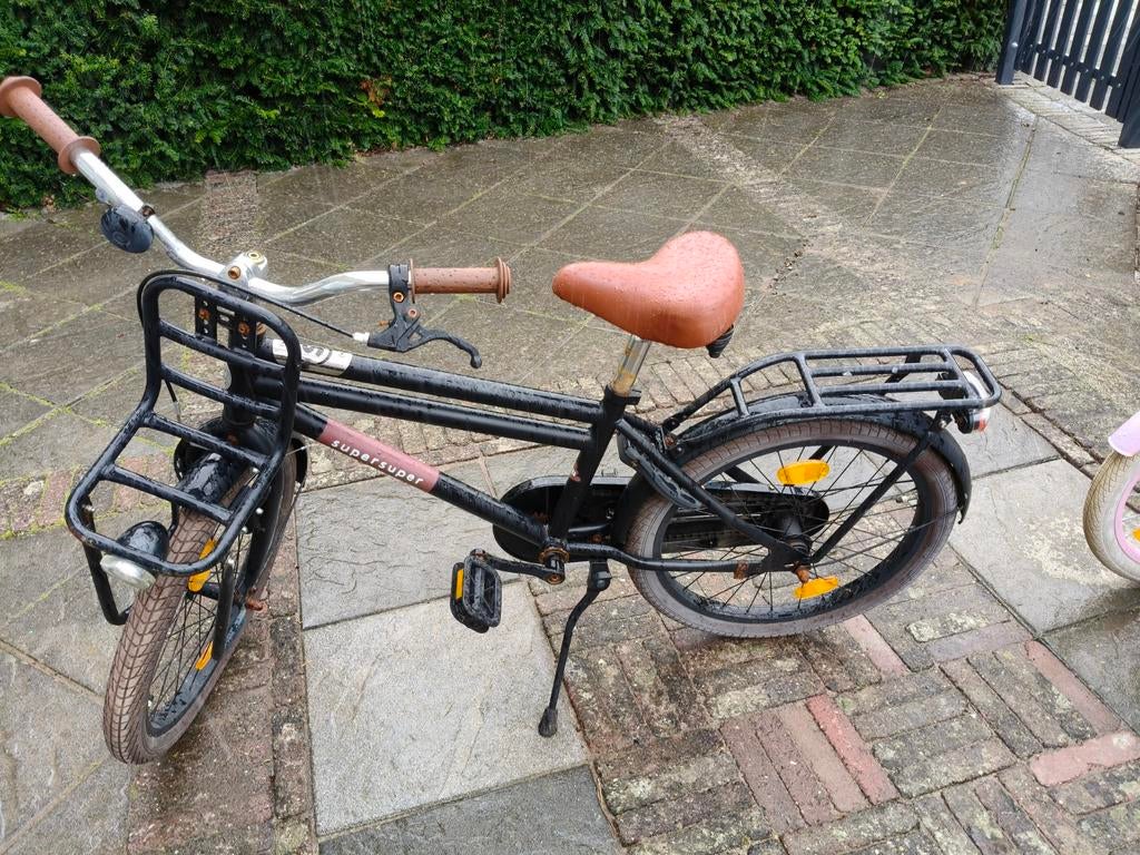 Supersuper Cooper Bamboo fiets 20  inch Mat Zwart, Ophalen, 16 tot 20 inch