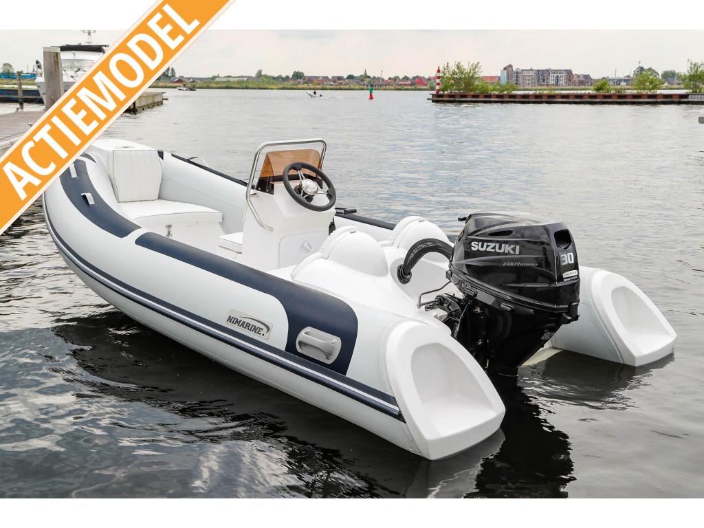 Nimarine MX 40 RIB rubberboot Hypalon + Suzuki DF15 pk, Watersport en Boten, 10 tot 30 pk, Nieuw, 3 tot 6 meter, Polyester