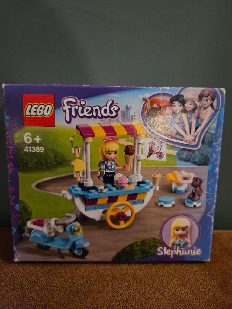 Lego Friends Ijskar (41389) - Compleet met doos en boekjes, Kinderen en Baby's, Speelgoed | Duplo en Lego, Ophalen of Verzenden