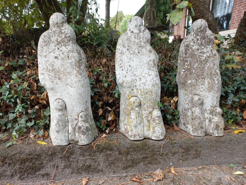 Te koop partij Man Vrouw en kind beeld, Tuin en Terras, Tuinbeelden, Ophalen of Verzenden