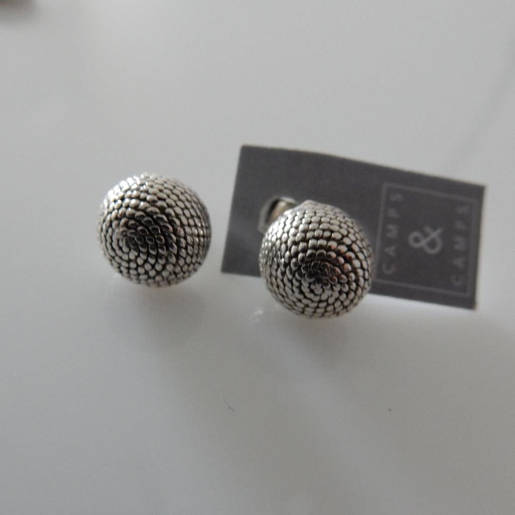Zilveren oorbellen / oorknoppen van Camps & Camps, Sieraden, Tassen en Uiterlijk, Oorbellen, Nieuw, Ophalen of Verzenden, Knopjes of Stekers