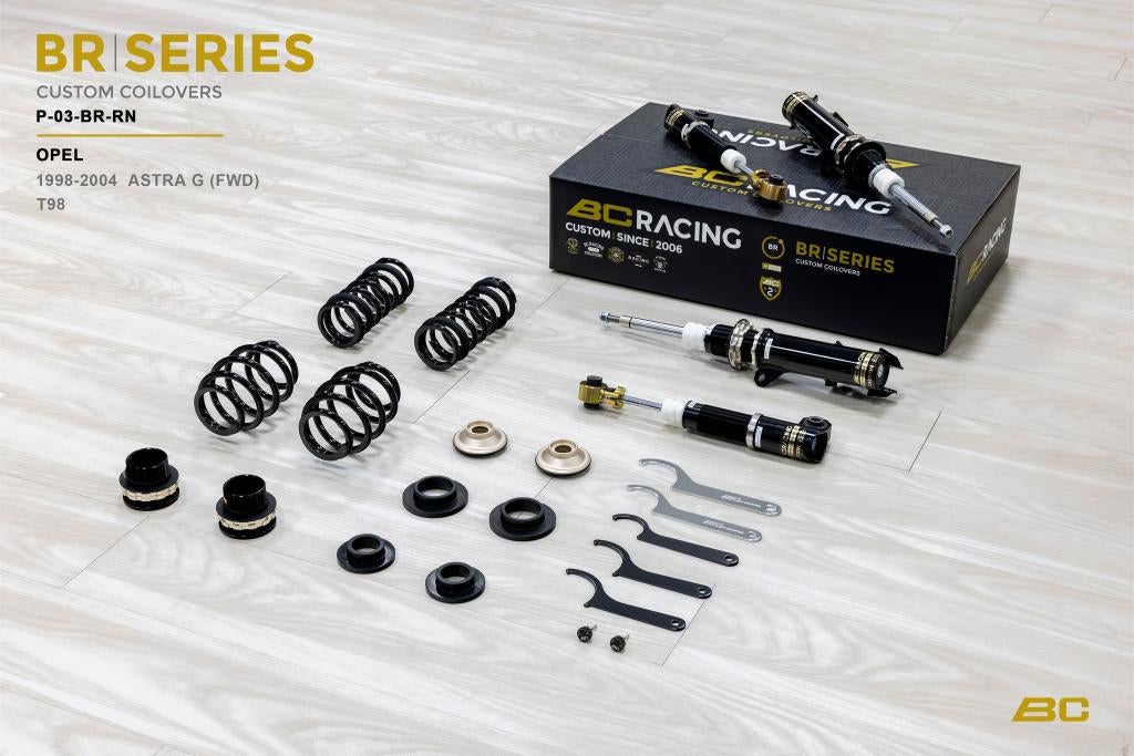 BC Racing BR-RN serie schroefset - Opel Astra G 98-04, Ophalen of Verzenden