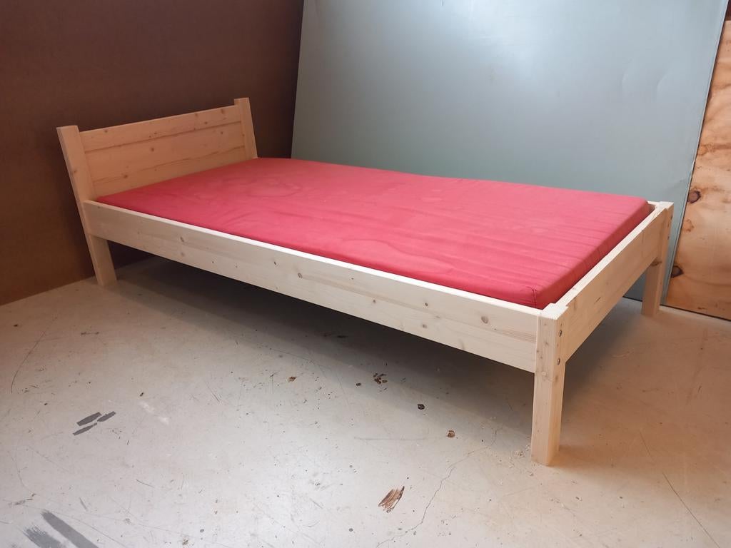 Bed Sal 90x200 of 210 of 220, Ophalen, 90 cm, Eenpersoons, Nieuw