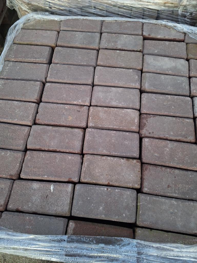 TE KOOP 14,5 M2 GEBAKKEN KLINKERS 10-DUIMERS, Ophalen, Keramiek, Klinkers, Zo goed als nieuw