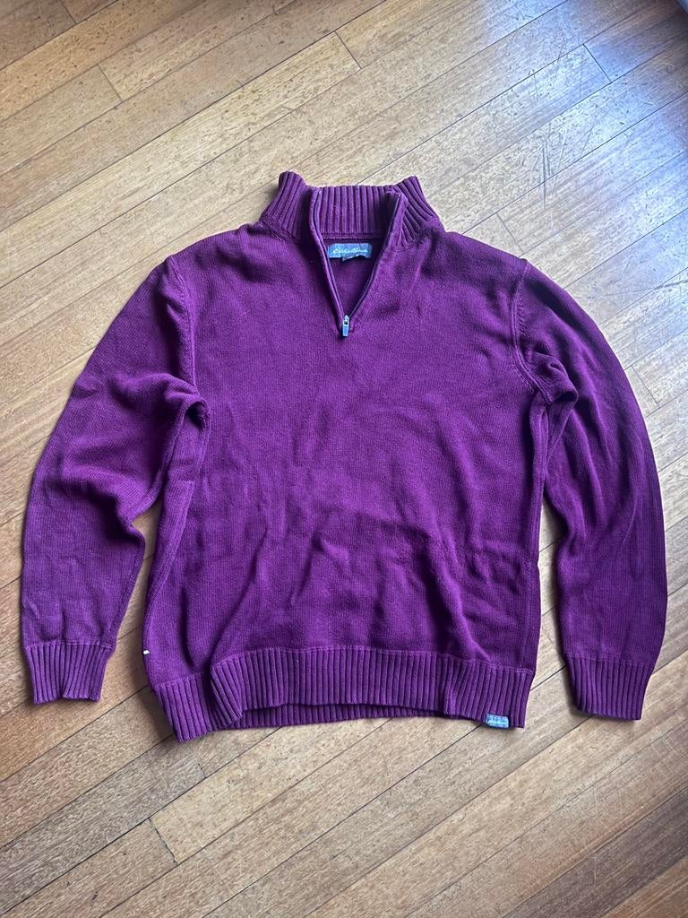 Eddie Bauer - fraaie schipperstrui - L, Ophalen of Verzenden, Zo goed als nieuw, Maat 52/54 (L), Rood