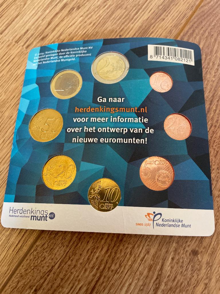 Herdenkingsmunten 2014, Postzegels en Munten, Munten | Nederland, Ophalen of Verzenden, Koningin Beatrix, Euro's, Setje