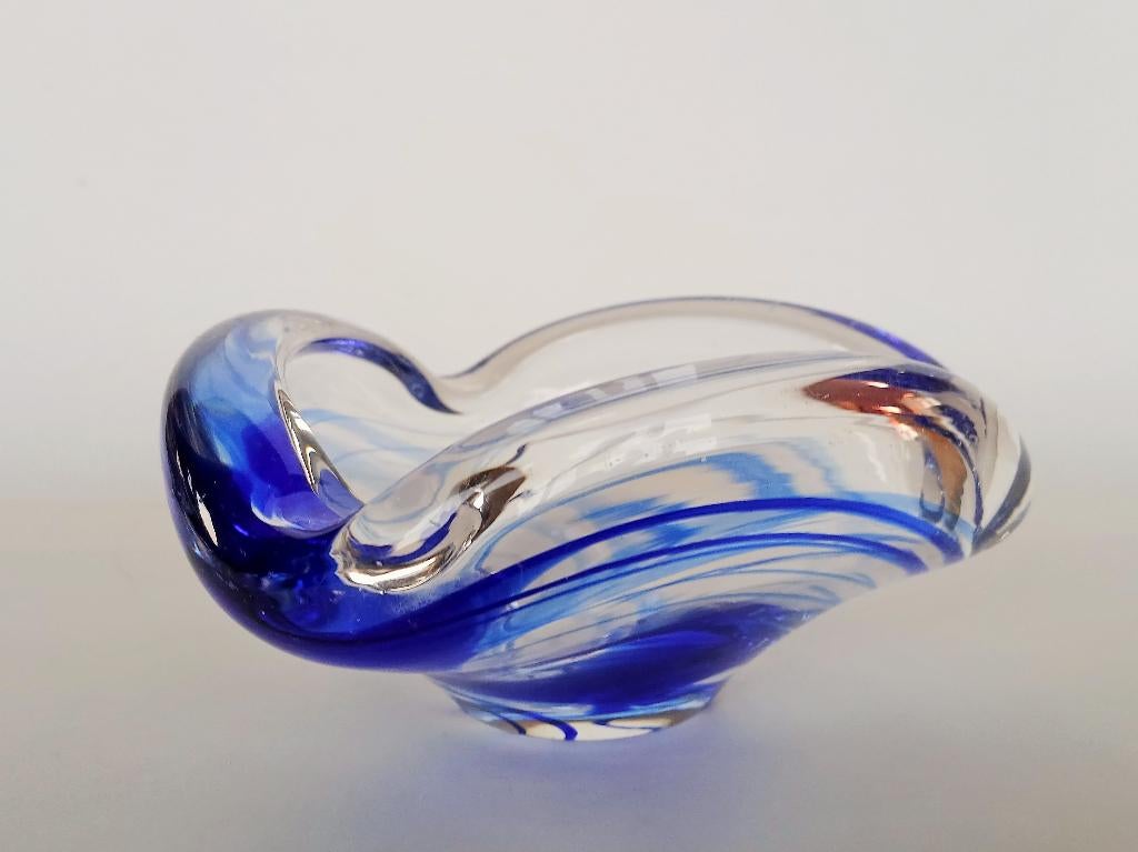 Asbak Kristalunie Maastricht Vintage, Ophalen of Verzenden