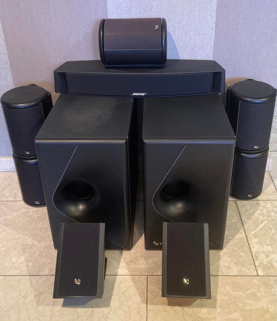 Infinity speakers, Gebruikt, 70 watt of meer, 5.1-systeem, Overige spelers