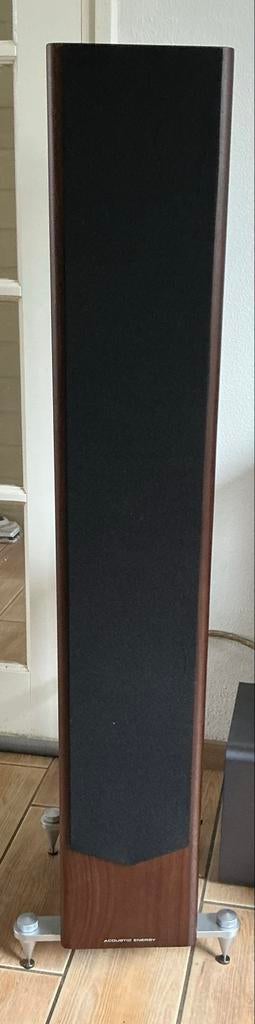 Acoustic Energy AE520 kwaliteits speaker half jaar oud!!!, Zo goed als nieuw, 60 tot 120 watt, Front, Rear of Stereo speakers