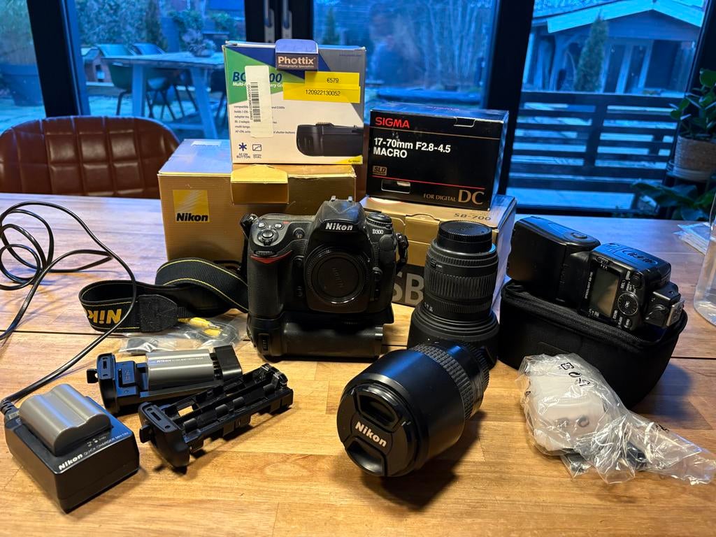 Nikon D300 Spiegelreflexcamera complete set, Audio, Tv en Foto, Fotocamera's Digitaal, Gebruikt, Spiegelreflex, Ophalen of Verzenden