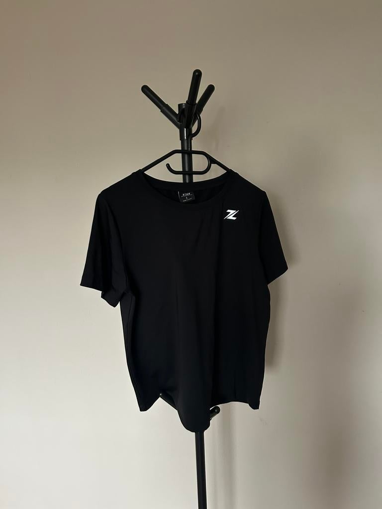 Zwart sportshirtje maat L Zeuz, Zwart, Maat 42/44 (L), Ophalen of Verzenden, Zo goed als nieuw