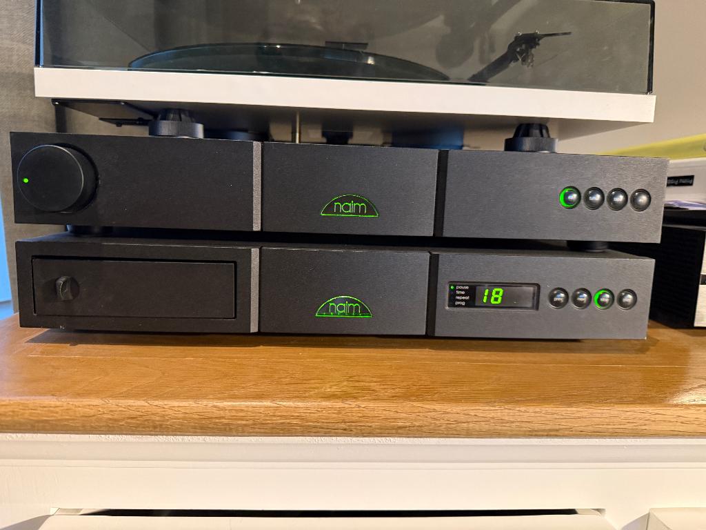 NAIM AUDIO NAIT 5I + CD5I, Refurbished, 120 watt of meer, Stereo, Ophalen