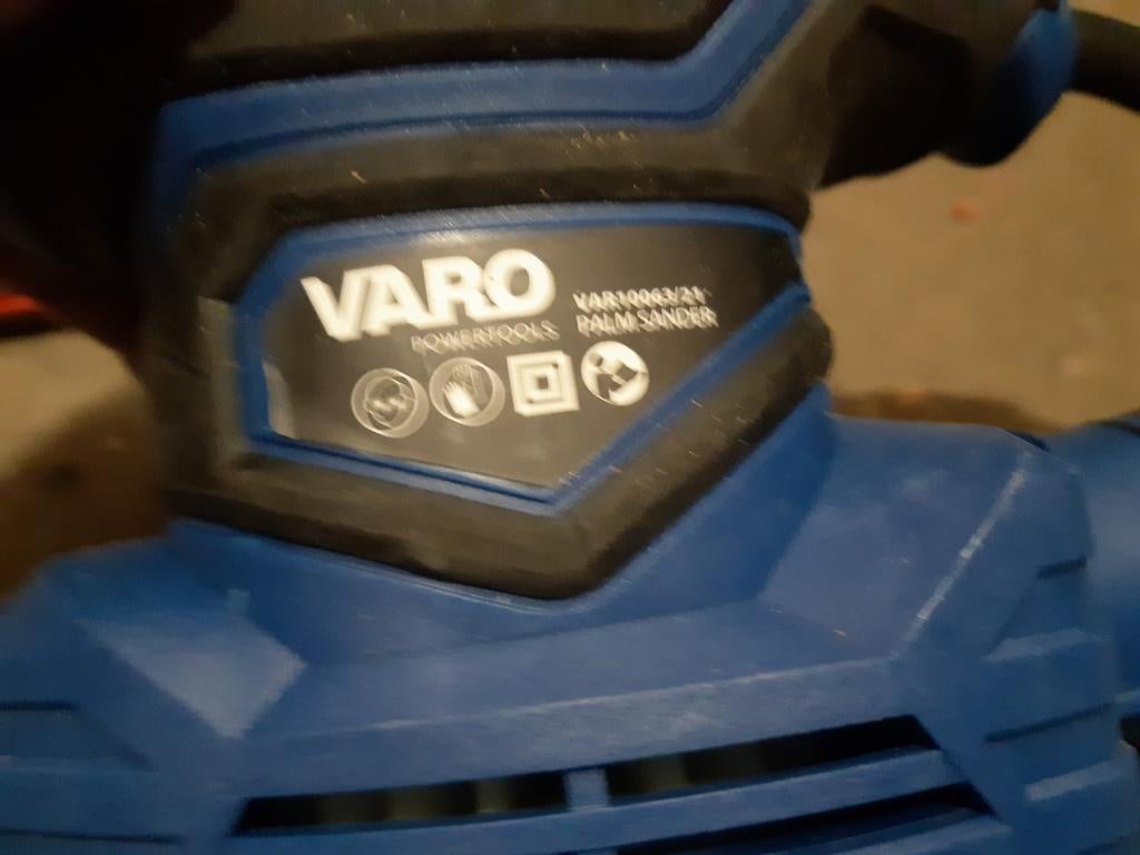 Varo Vlakschuurmachine - Palm Sander, Ophalen, Gebruikt, Minder dan 600 watt, Vlakschuurmachine