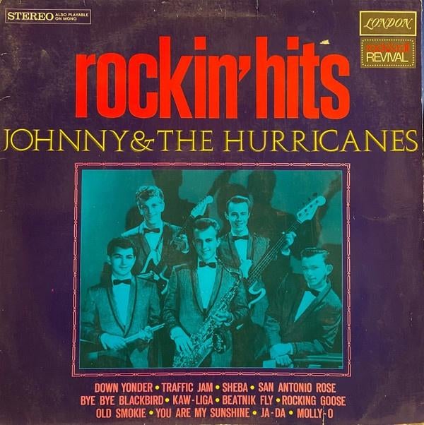 Johnny and the hurricanes ‎  rockin' hits lp, Cd's en Dvd's, Vinyl | Rock, Ophalen of Verzenden, Gebruikt, 12 inch, Rock-'n-Roll