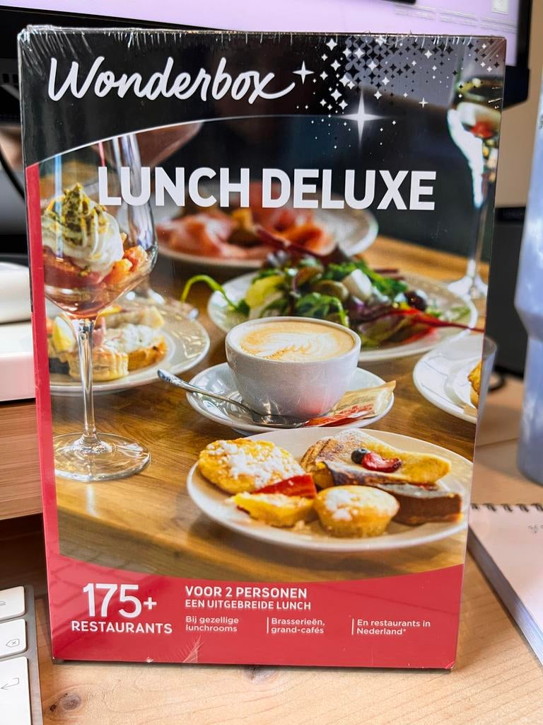 Lunch cadeaubon, Twee personen, Cadeaubon