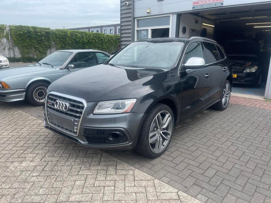 Audi SQ5 3.0 tfsi bouwjaar 2015, Auto diversen, Schadeauto's, Automaat, Benzine, SUV of Terreinwagen, Zwart, Ophalen