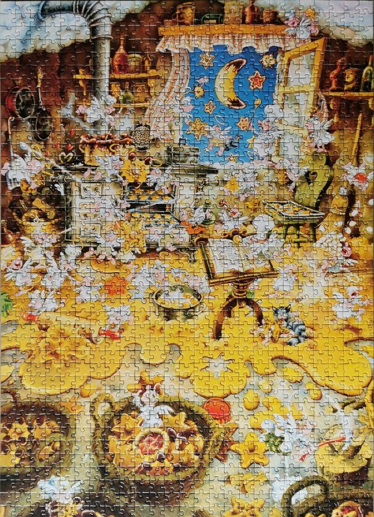 Heye puzzle – Ryba – The 7th Day of Creation - 1000 stukjes, Ophalen of Verzenden, 500 t/m 1500 stukjes, Zo goed als nieuw, Legpuzzel