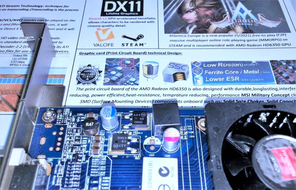 AMD Radeon HD6350 512MB DDR3 PCI-E DMS-59 2 x DVI videokaart, Computers en Software, Videokaarten, GDDR3, Ophalen of Verzenden