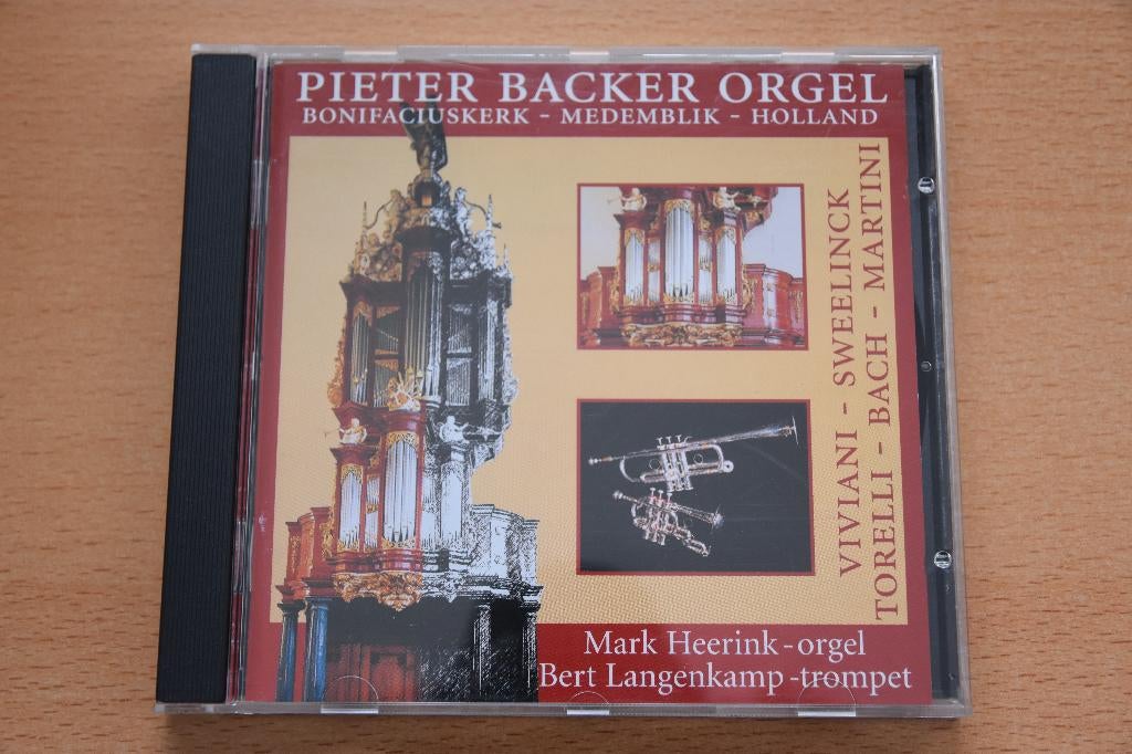 Cd Mark Heerink orgel en Bert Langenkamp trompet, Ophalen of Verzenden, Barok, Zo goed als nieuw, Overige typen