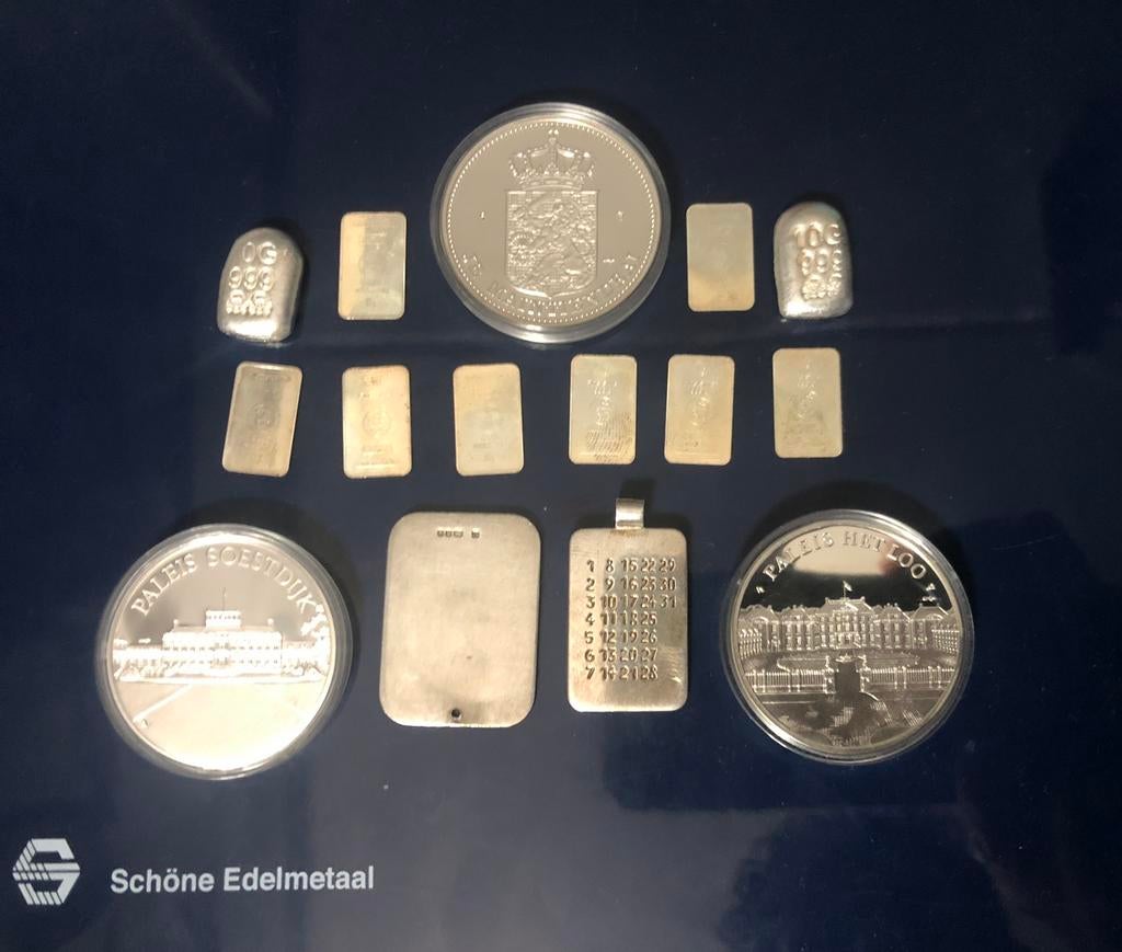 Lotje zilver voor beginnende verzamelaars., Postzegels en Munten, Edelmetalen en Baren, Ophalen of Verzenden, Zilver