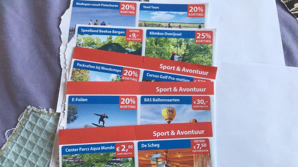 Sport en avontuur, rondvaart & Varen. Voordeelbon tot 1 juli