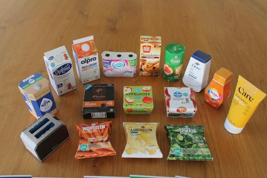 AH mini's boodschappen, Albert Heijn, € 0,50 per stuk, Verzamelen, Supermarktacties, Albert Heijn, Ophalen of Verzenden