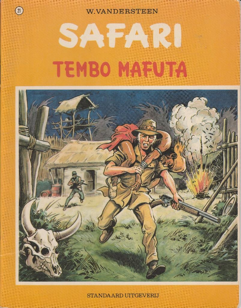 Safari - W. Vandersteen nr 21  Tembo Mufata, Eén stripboek, Ophalen, Zo goed als nieuw