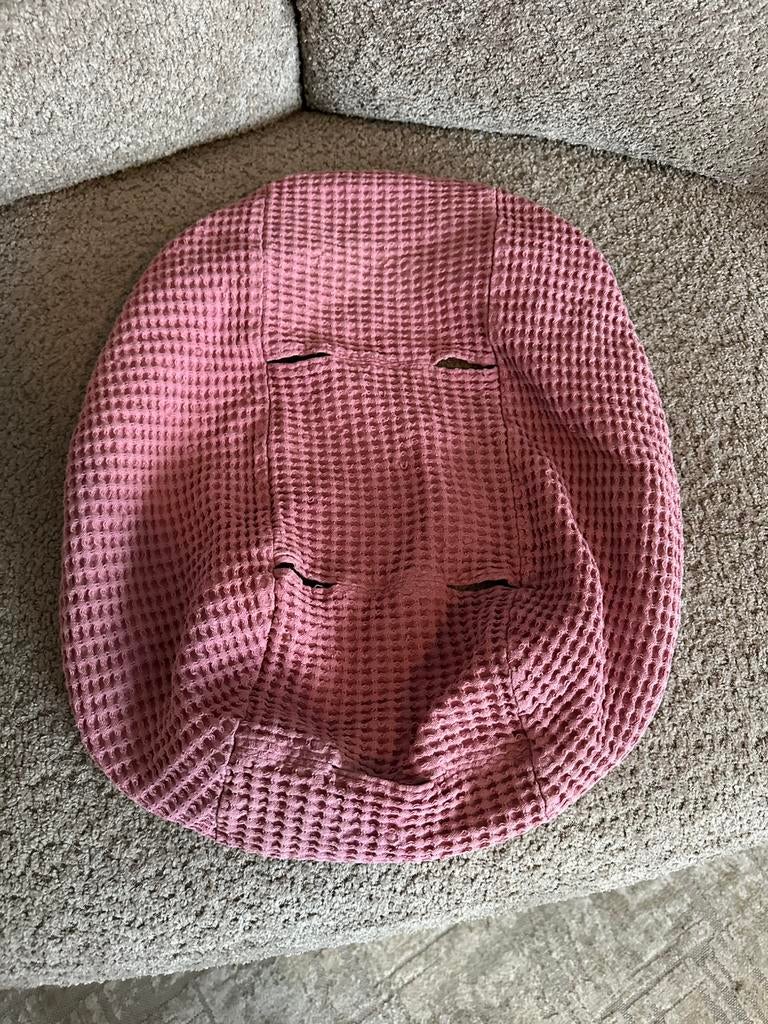 Stokke newborn hoes roze oude model, Ophalen, Gebruikt, Meegroeistoel