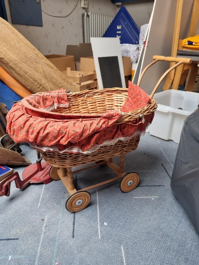 Vintage Poppenwagentje, Opvouwbaar, Gebruikt, Ophalen of Verzenden, Eenpersoons