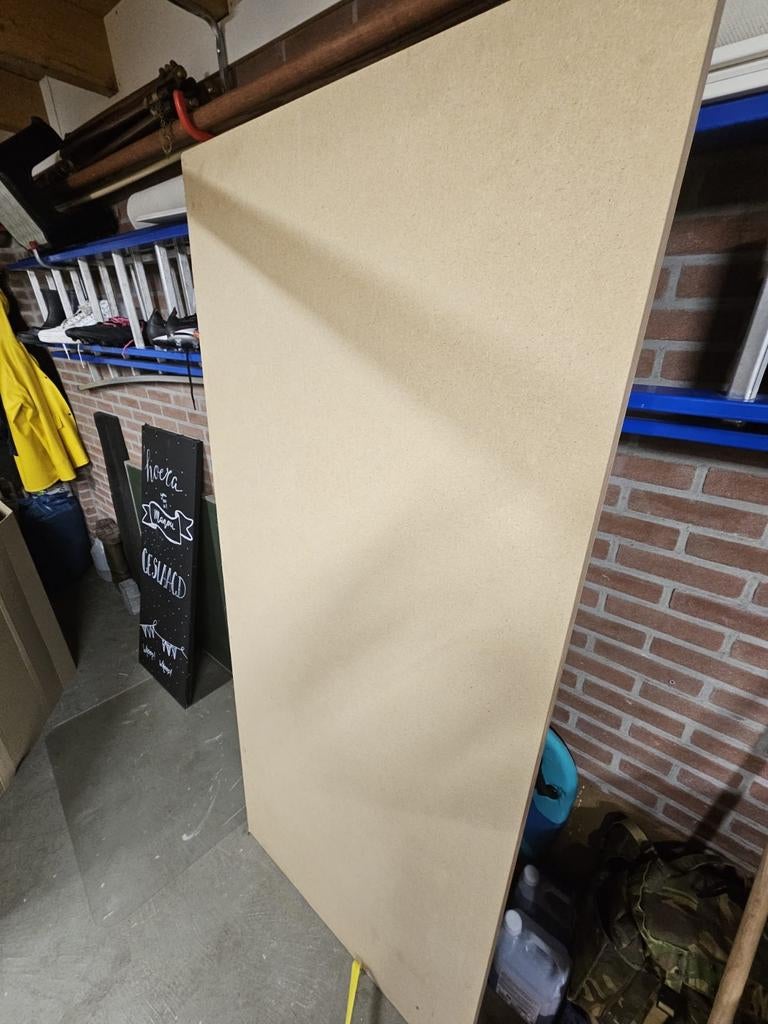 Okoume deurplaat - Hout, Ophalen, 80 tot 100 cm, Nieuw, Buitendeur