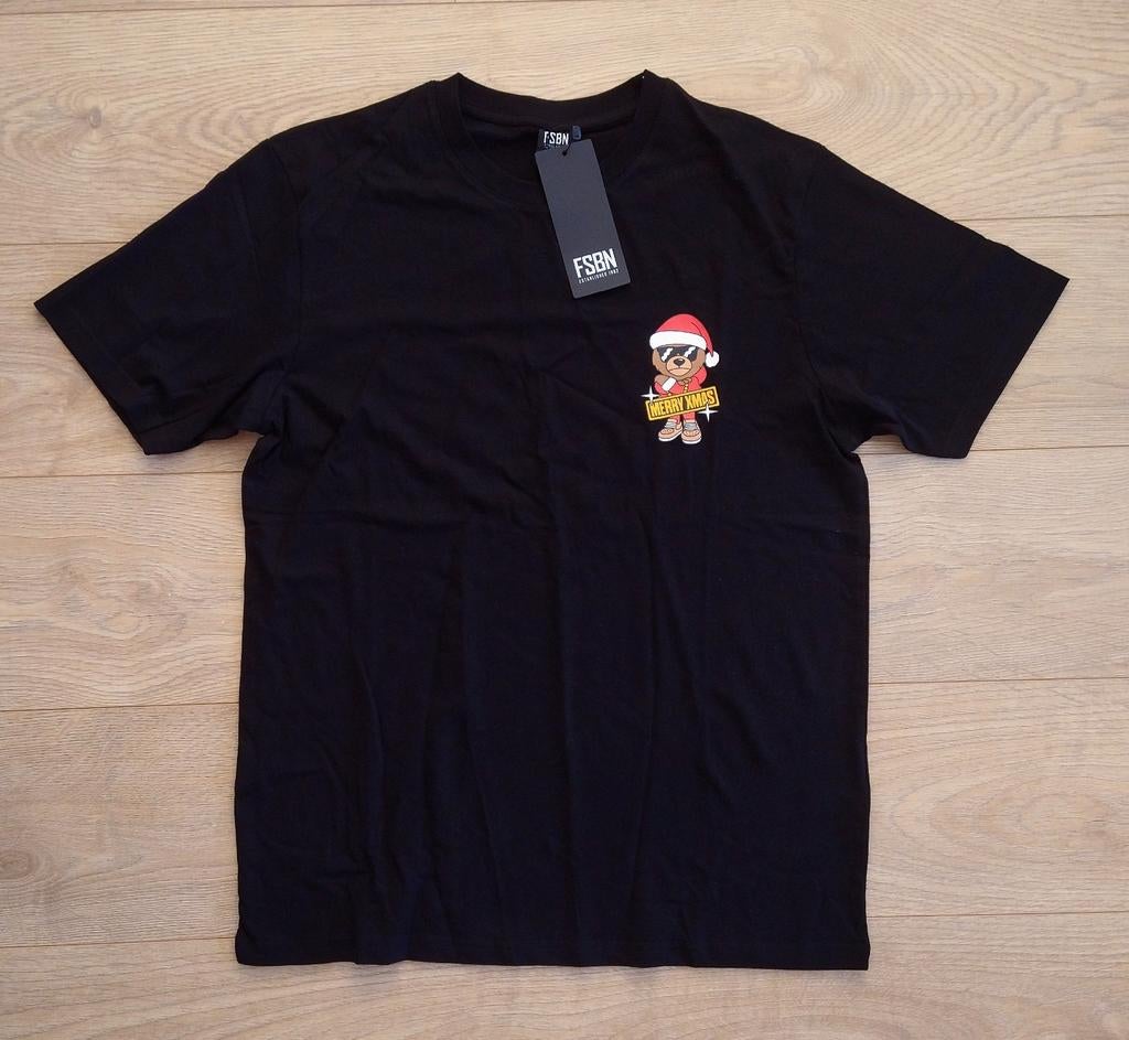 Zwart New Yorker kerst-T-shirt maat m, Maat 48/50 (M), Zwart, Nieuw, On-line