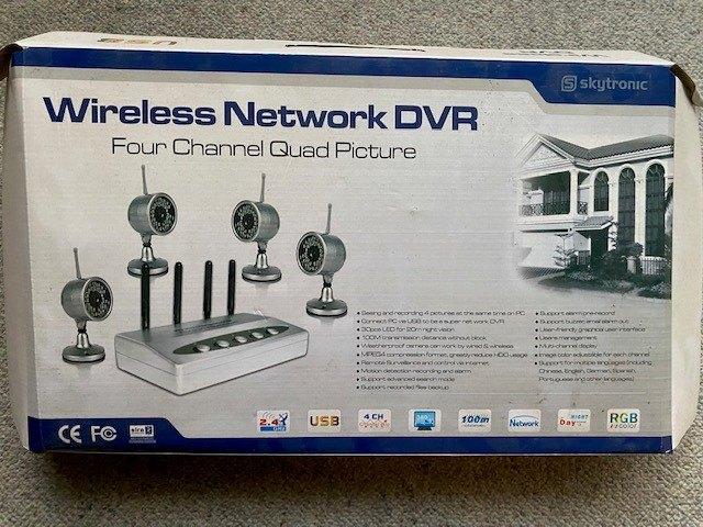 camera bewaking  Witeless Network Skytronic 4 camera's, Ophalen, Nieuw, Binnencamera