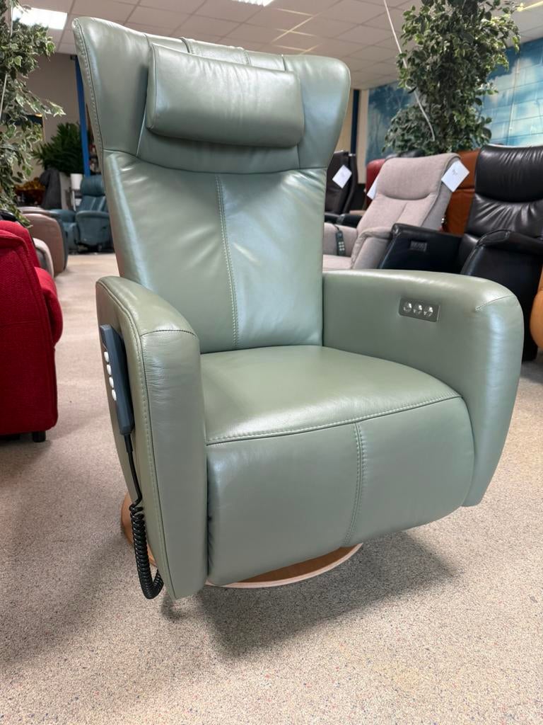 Prominent sta op stoel relax fauteuil met stoelverwarming, Ophalen of Verzenden, Nieuw, Leer, Gratis bezorging regio utrecht