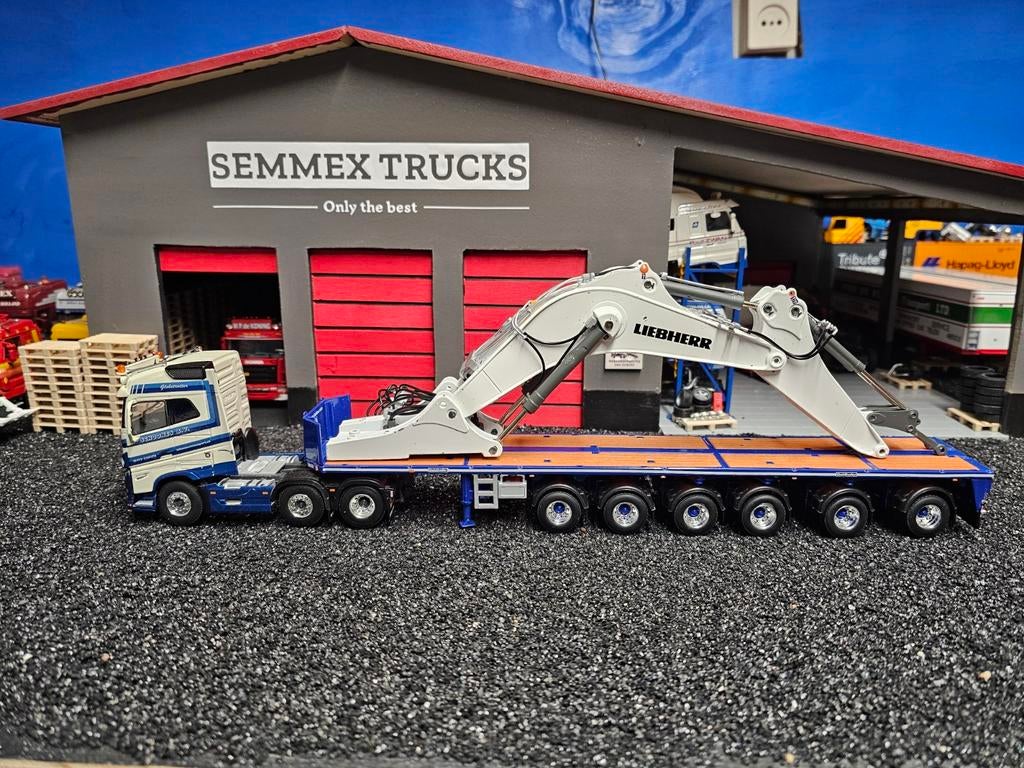 Liebherr arm graafmachine b keus lading wsi, Ophalen, Zo goed als nieuw, Bus of Vrachtwagen, Wsi