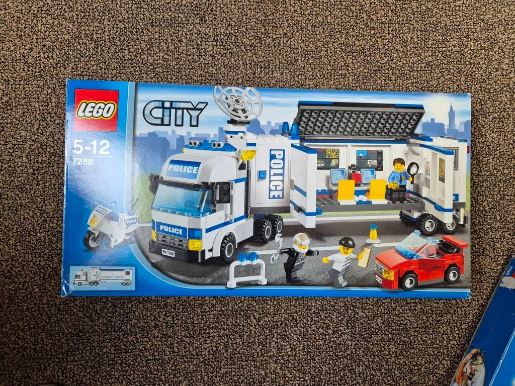 LEGO City Politie Mobiele Commandocentrum 7288, Ophalen of Verzenden, Zo goed als nieuw, Complete set, Lego