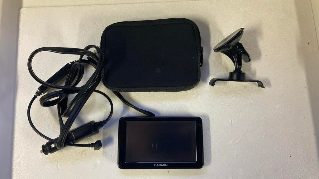 Garmin navigatiesysteem met accessoires, Ophalen of Verzenden, Gebruikt