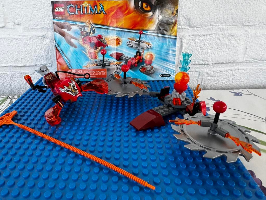 Lego Chima 70149 Schroeiende zwaarden compleet ⚔️, Ophalen of Verzenden, Zo goed als nieuw, Complete set, Lego