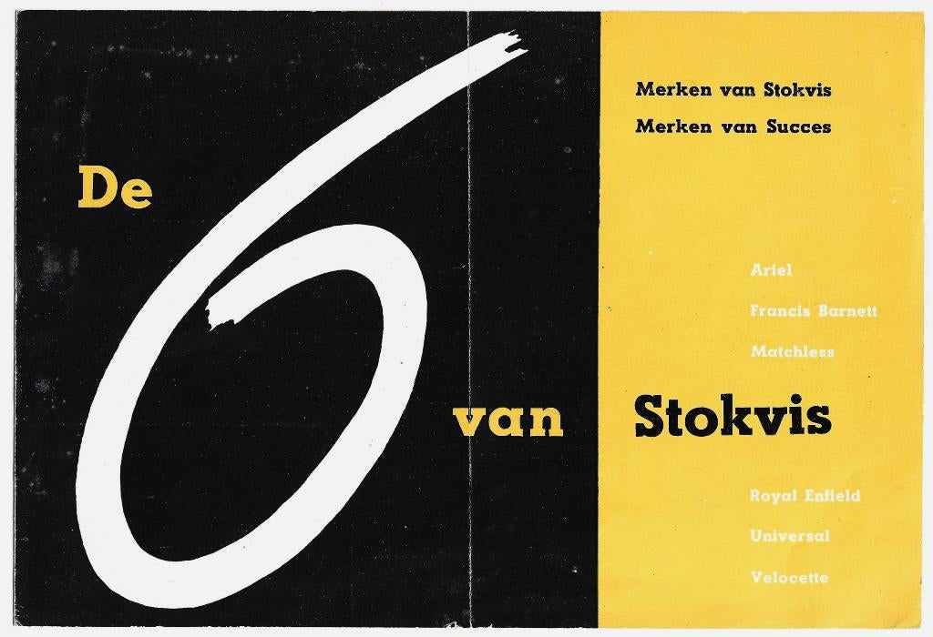 Folder de zes motor merken van Stokvis (7430z), Motoren, Ophalen of Verzenden, Overige merken