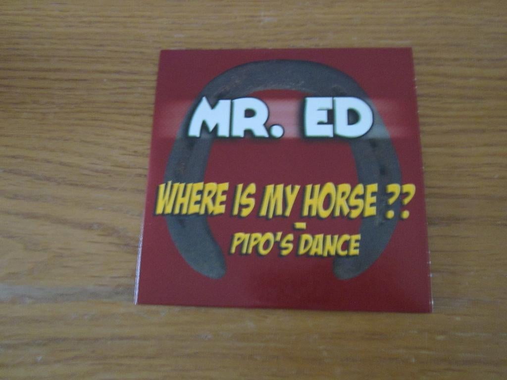 MR. Ed - Where's My Horse 2004 Berk Music BM130190 Maxi CDS, Ophalen, Maxi-single, Dance, Zo goed als nieuw