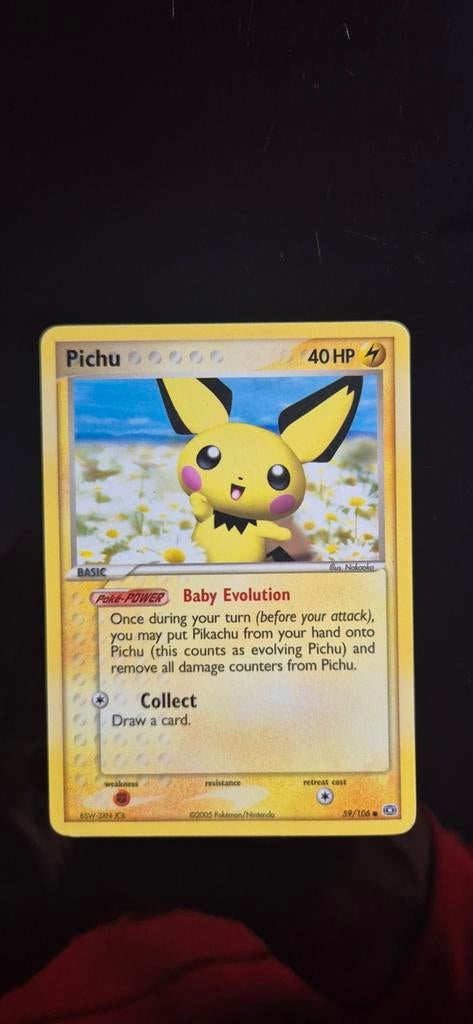 Pichu 59/106 uit 2005 - Pokémon kaart, Ophalen of Verzenden, Gebruikt, Losse kaart