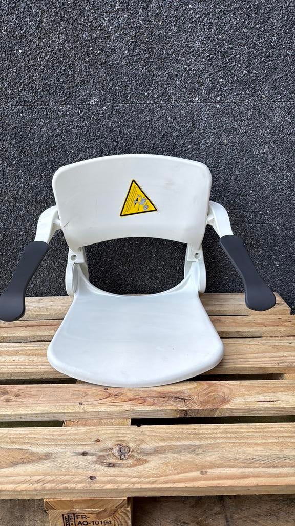 douchezitje linido, Ophalen, Kunststof, Wit, Douchezitje linido