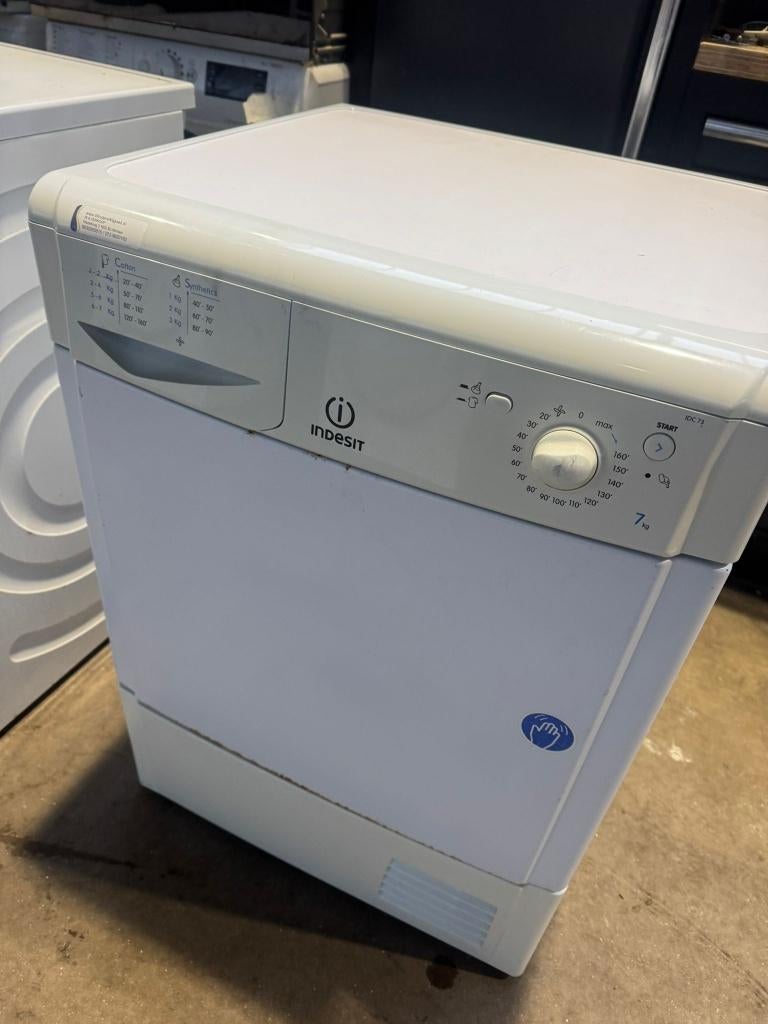 Indesit Condensdroger schoon garantie bezorging, Witgoed en Apparatuur, Wasdrogers, 6 tot 8 kg, Gebruikt, Ophalen of Verzenden
