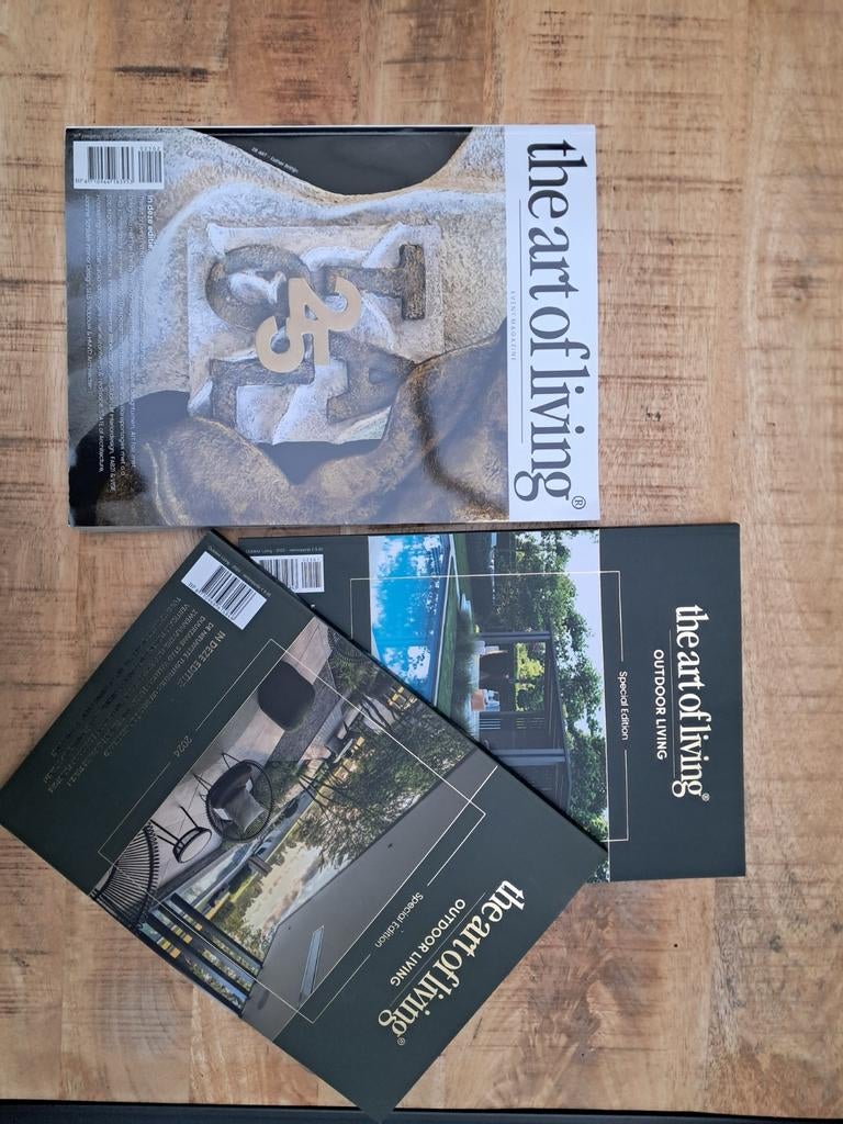 The Art Of Living 25e event magazine & outdoor living, Ophalen of Verzenden, Interieur en Design
