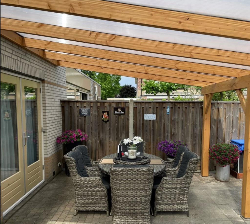 Polycarbonaat overkapping 3x5m voor €1250,- incl. BTW, Ophalen, Nieuw