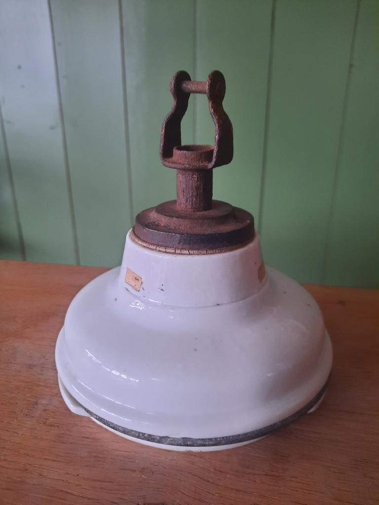 Porseleine stallamp kap, Antiek en Kunst, Ophalen of Verzenden