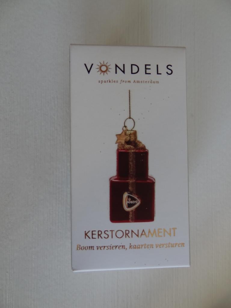 NIEUW! Glazen Kerstornament - Cadeautjes >Snelle Verzending!, Ophalen of Verzenden, Nieuw