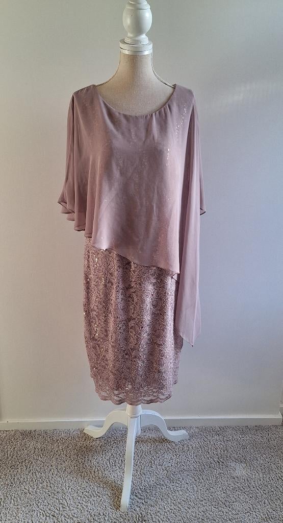 Swing paarse cocktailjurk 42, Kleding | Dames, Gelegenheidskleding, Overige typen, Paars, Maat 42/44 (L), Ophalen of Verzenden