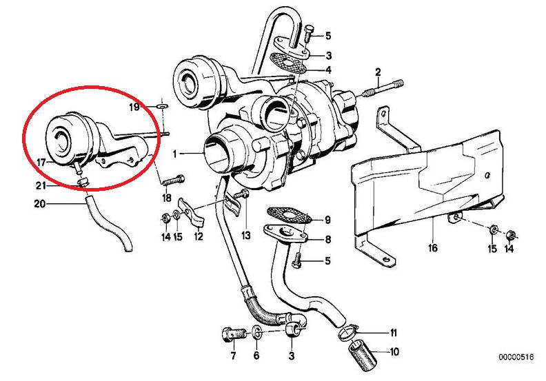 Gezocht vacuumpotje turbo BMW E28 E34 524td E30 324td, Ophalen of Verzenden, Nieuw, BMW