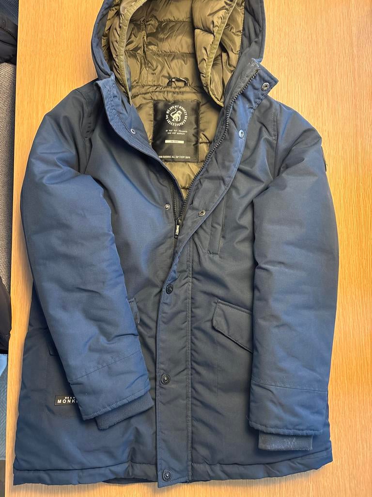 Me & My Monkey winterjas maat 164, Ophalen of Verzenden, Zo goed als nieuw, Jongen of Meisje, Jas